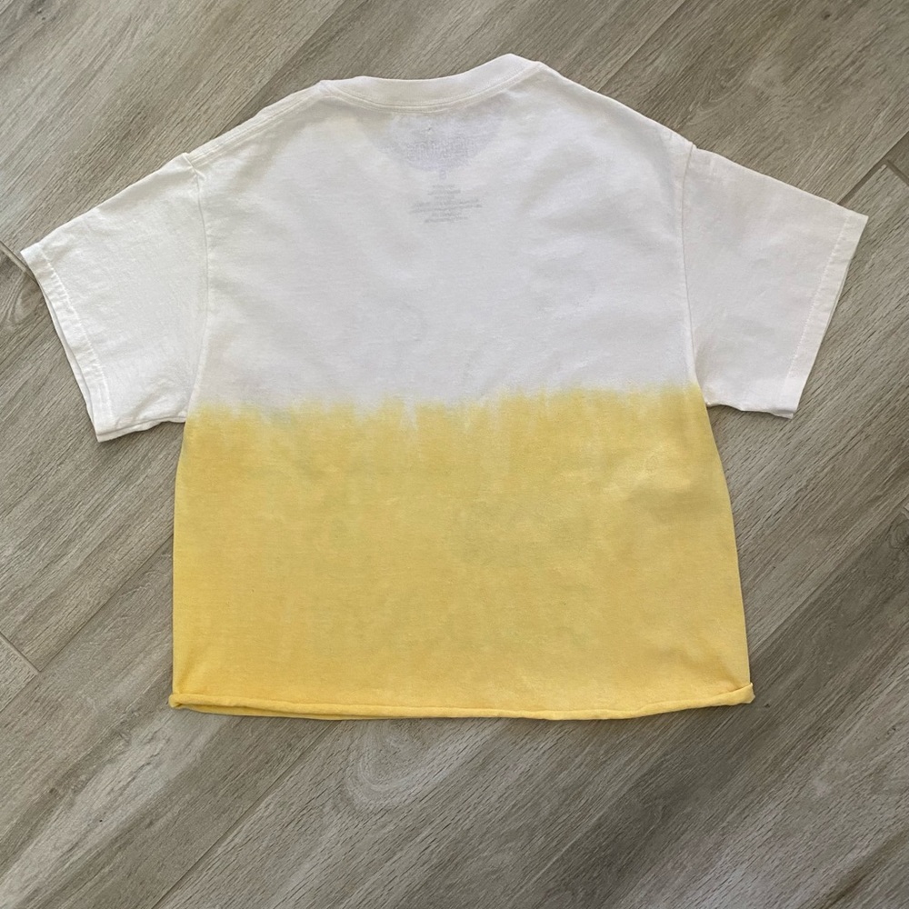 Peanuts Charlie Brown & Snoopy Short Sleeve Raw Hem Crop T-Shirt Top Siz… - Picture 9 of 9
